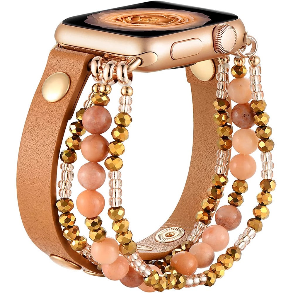 Beaded Bracelet For Apple Watch Band