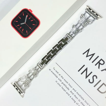 Butterfly Bling Diamond Link Bracelet for Apple Watch