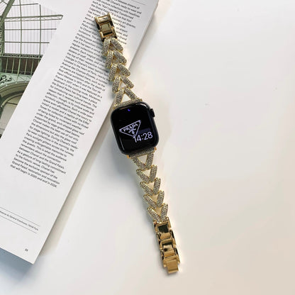 Heart-Shaped Link Bracelet for Apple Watch