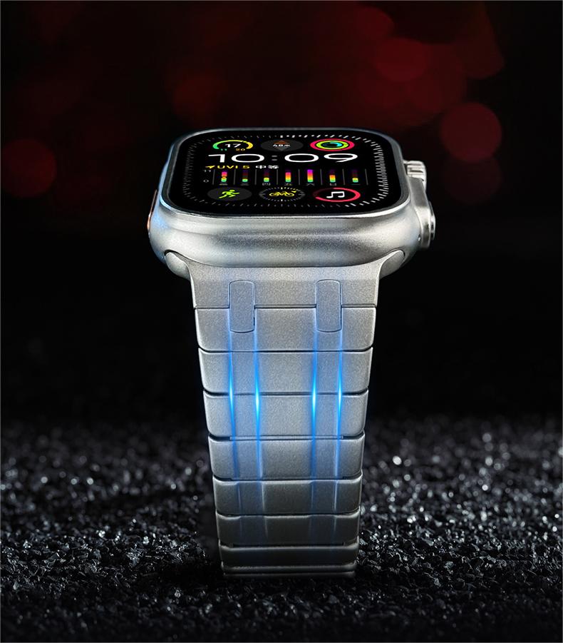 New Chain Magnetic Stainless Steel Band For Apple Watch