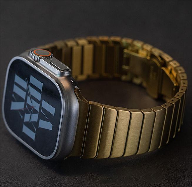 Metal Butterfly Buckle Strap For Apple Watch