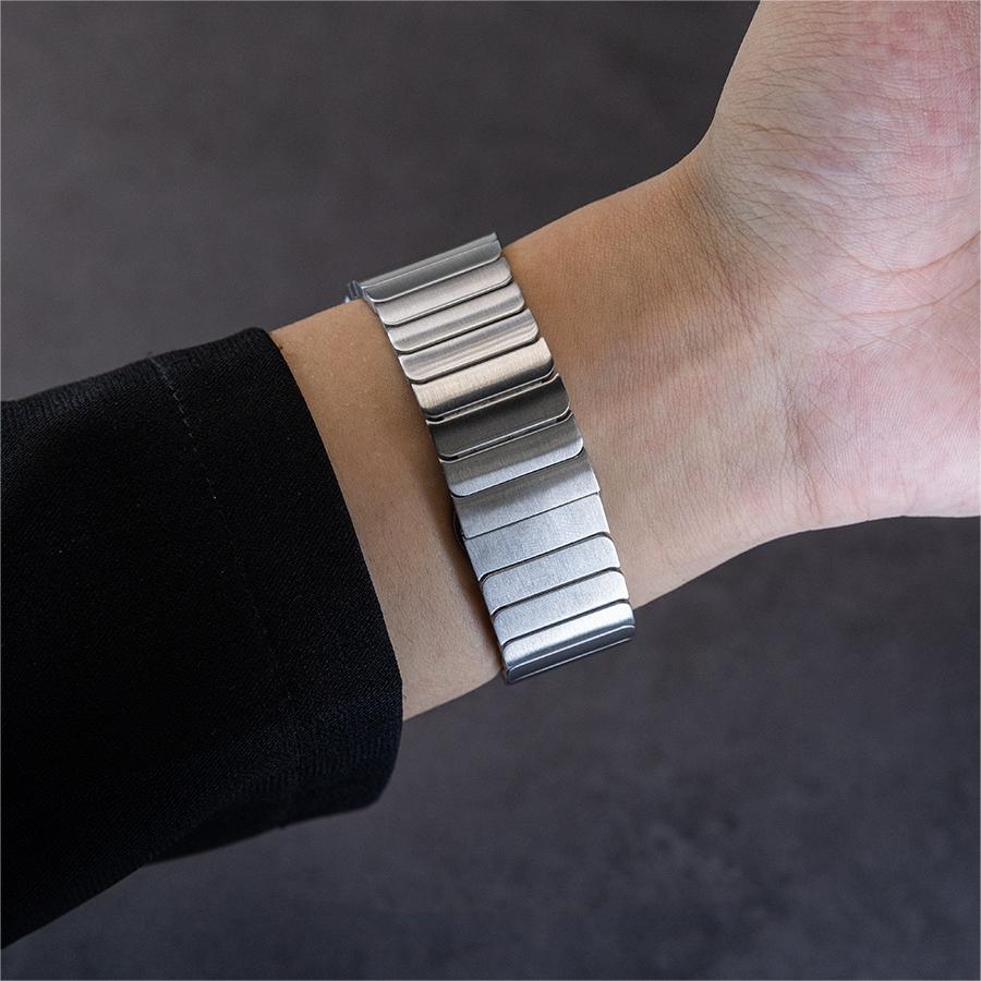 Metal Butterfly Buckle Strap For Apple Watch