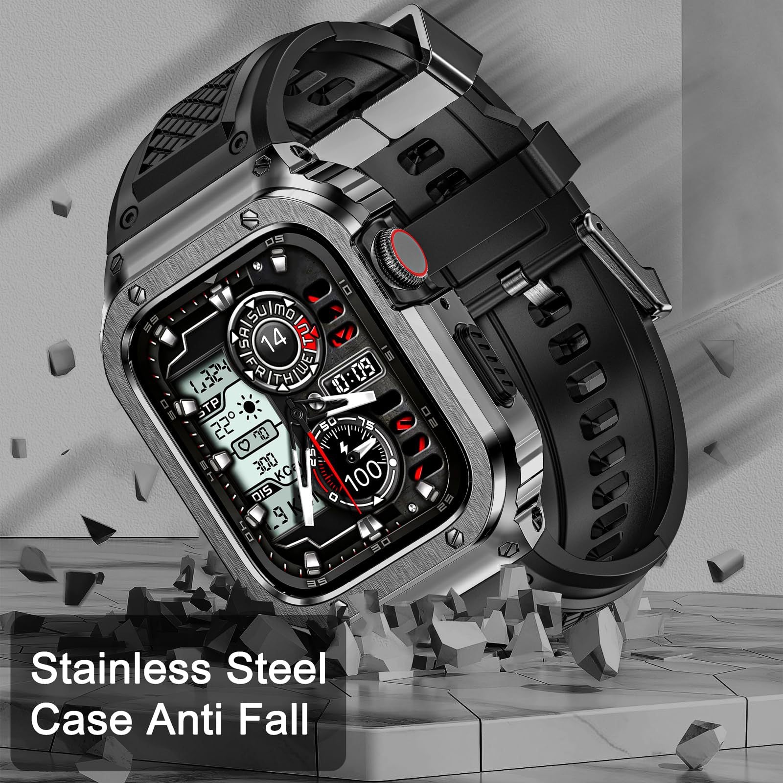 Rugged Cube Case Retrofit Kit For Apple Watch