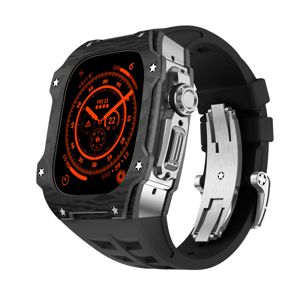RM7015 Carbon Fiber Series - Vanguard Apple Watch Ultra Case