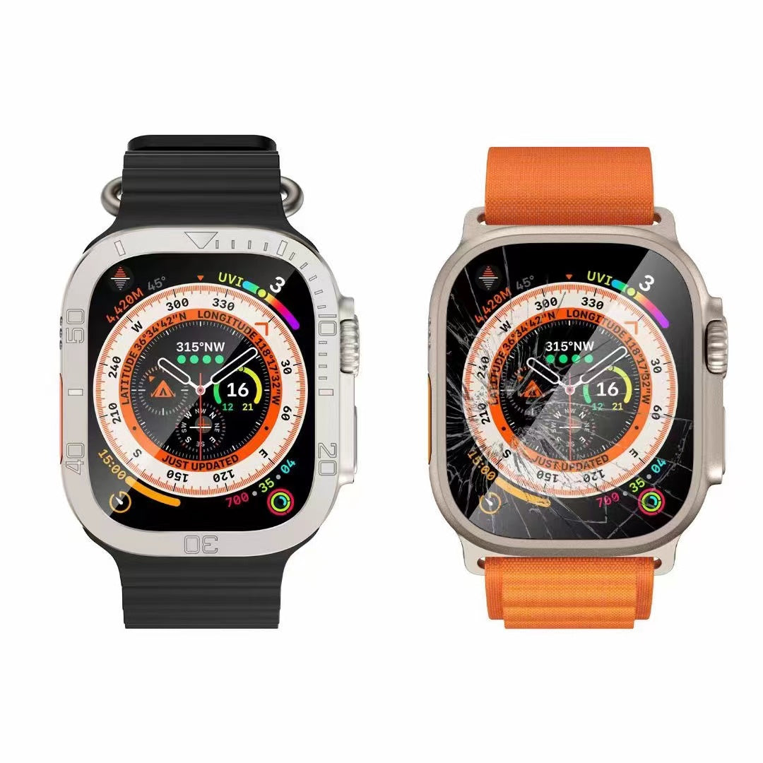 Tempered Glass Screen Protector Full Coverage For Apple Watch Ultra