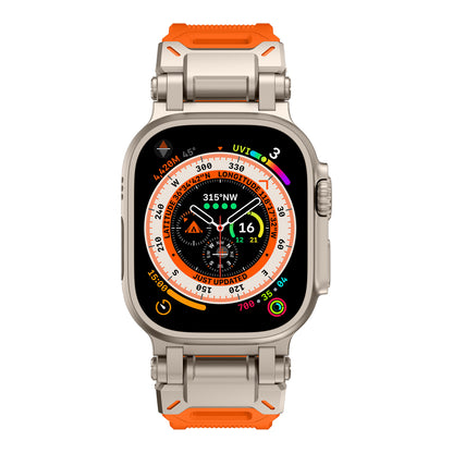 Explorer Rubber Band With Titanium Adapter For Apple Watch
