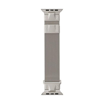 Mecha Stainless  Steel Milanese Loop Band For Apple Watch