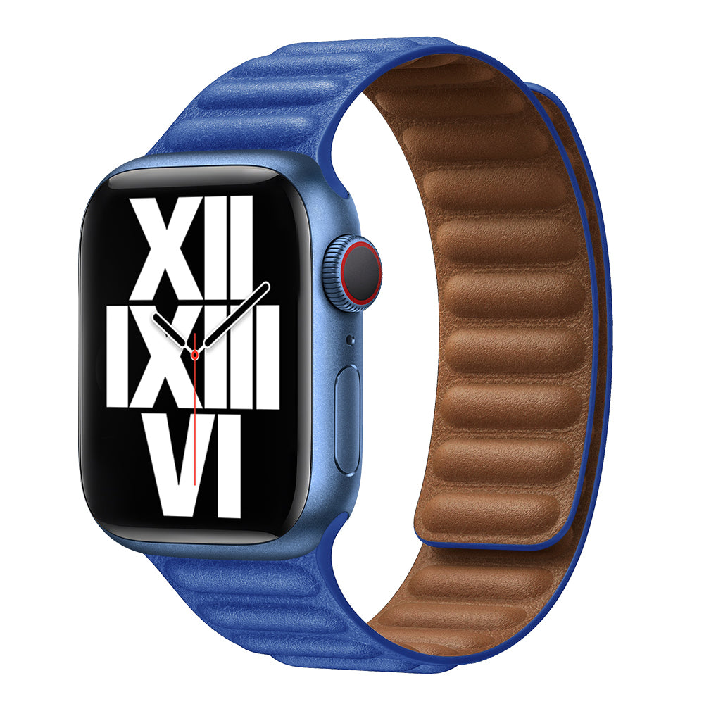 Magnetic Leather Link Band