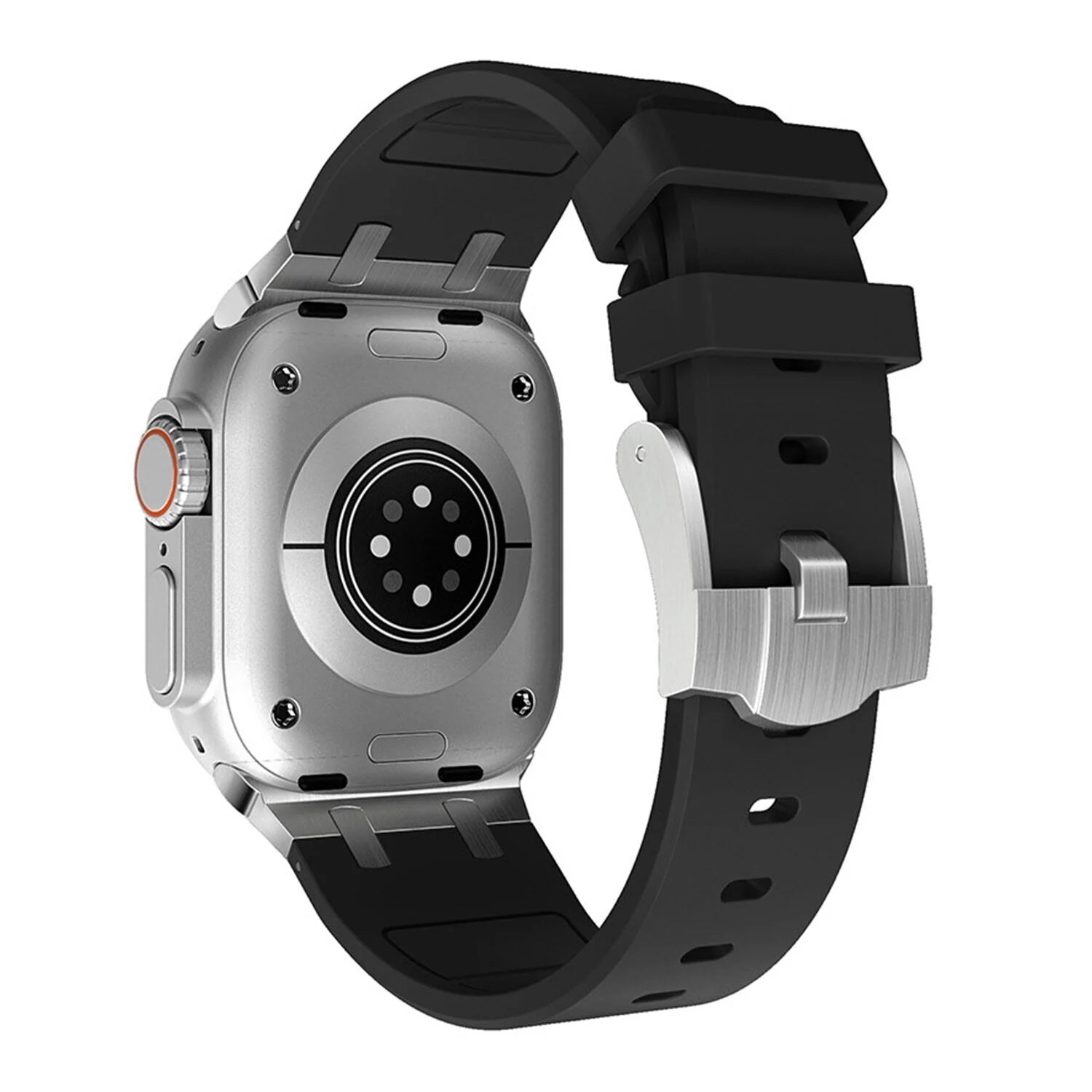 AP Thick Silicone Band With Titanium Adapter For Apple Watch