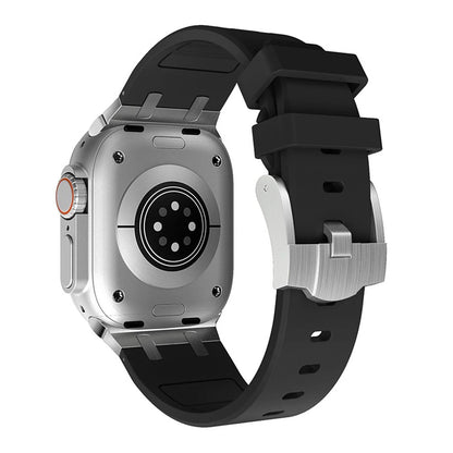 AP Thick Silicone Band With Titanium Adapter For Apple Watch