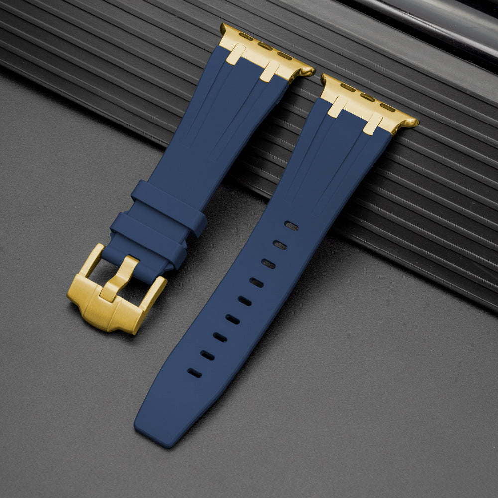 AP Thick Silicone Band With Titanium Adapter For Apple Watch