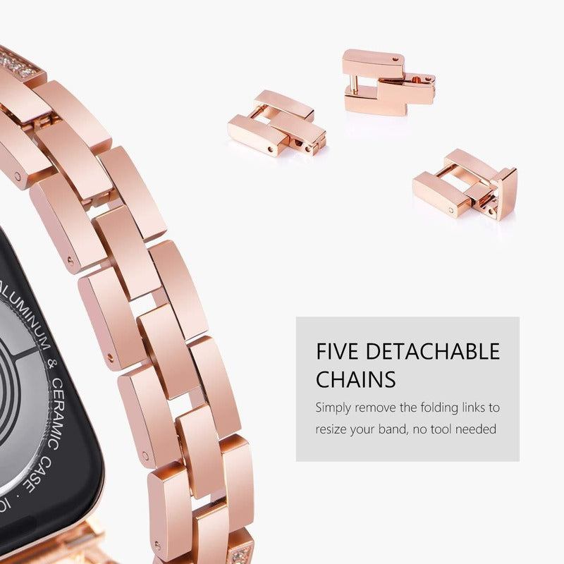 Bling Diamond Link Bracelet For Apple Watch