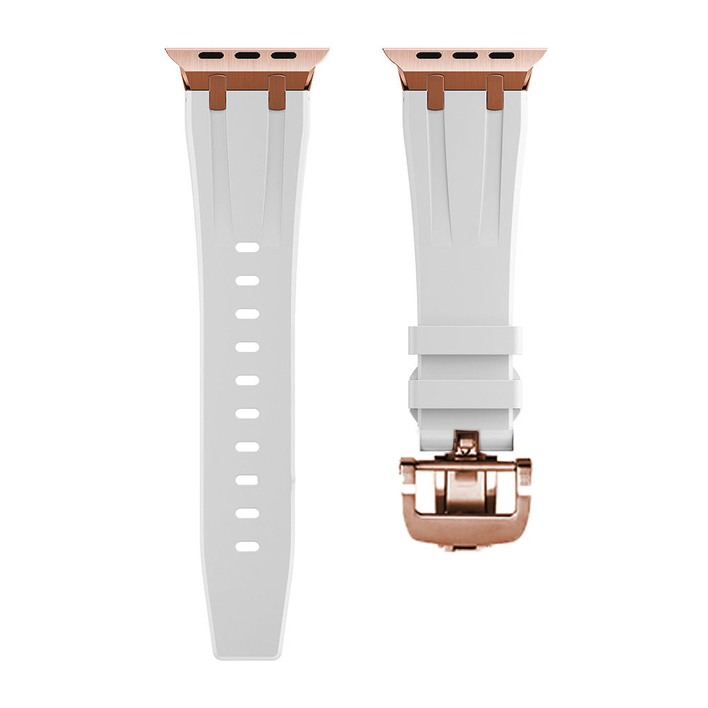 AP Thick Silicone Band With Titanium Adapter For Apple Watch