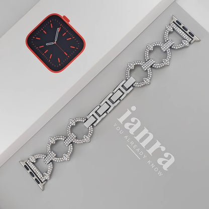Bling Diamond Link Bracelet For Apple Watch